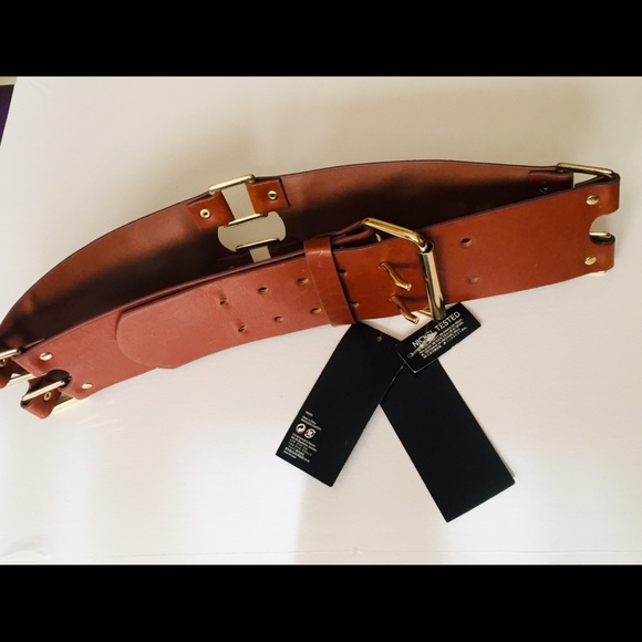 H&M Women’s Faux Leather Belt. Size M - Picture 3 of 7